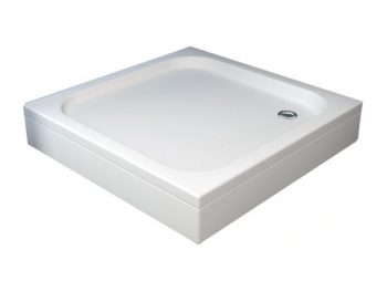 KAD ZA PRHANJE KOLPA SAN TRIN 90 X 90 Q LINE Z OBLOGO