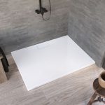 KAD ZA PRHANJE, KOTNA KOLPA SAN DROP 120X90 ZA VZIDAVO LITI AKRIL