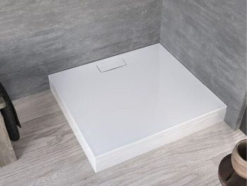 KAD ZA PRHANJE, KOTNA KOLPA SAN DROP 90X90/O BELA Z OBLOGO