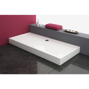 KAD ZA PRHANJE, KOTNA KOLPA SAN FLAMENCO 100X80/O Z OBLOGO SANITARNI AKRIL