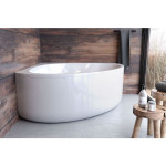 KOPALNA KAD KOTNA KOLPA SAN DOLORES 130X130 BELA ZA VZIDAVO – predstavitvena slika