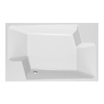 KOPALNA KAD KOTNA KOLPA SAN NABUCCO 190X120 BELA ZA VGRADNJO – predstavitvena slika