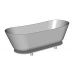 KOPALNA KAD SAMOSTOJEČA KOLPA SAN ATYS DUO-FS 174X70 BELA ODL. GARN. UP&DOWN – predstavitvena slika