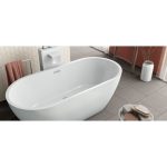 KOPALNA KAD SAMOSTOJEČA KOLPA SAN DALIA-FS 170X80/O WHITE S PRELIVNO GARNITURO