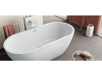 KOPALNA KAD SAMOSTOJEČA KOLPA SAN DALIA-FS 170X80/O WHITE S PRELIVNO GARNITURO