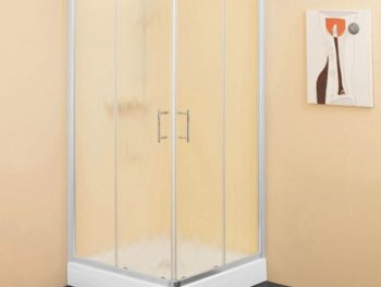 KOTNA KABINA ZA PRHANJE KOLPA SAN TKK 70X90 /CH SQ LINE BELI PROF. ČINČILA STEKLO
