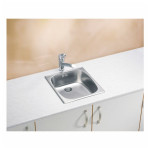 NERJAVNO POMIVALNO KORITO ALVEUS BASIC 10, SATIN 380X440 MM – predstavitvena slika