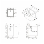 NERJAVNO POMIVALNO KORITO ALVEUS BASIC 10, SATIN 380X440 MM – predstavitvena slika