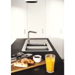 NERJAVNO POMIVALNO KORITO ALVEUS GALEO 30, SATIN 860X500 MM – predstavitvena slika