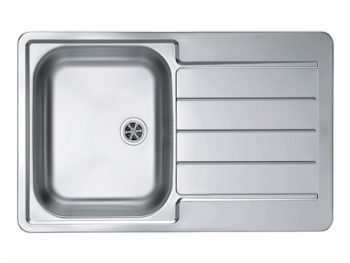 NERJAVNO POMIVALNO KORITO ALVEUS LINE 80, SATIN 790X500 MM