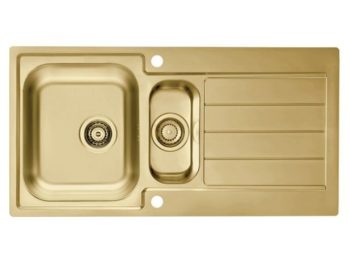 NERJAVNO POMIVALNO KORITO ALVEUS MONARCH LINE 10, BRONZE 980X500 MM