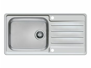 NERJAVNO POMIVALNO KORITO ALVEUS PRAKTIK 100, SATIN 980X500 MM