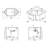 NERJAVNO POMIVALNO KORITO ALVEUS PRAKTIK 130, SATIN 985X500 MM – predstavitvena slika
