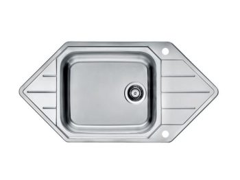 NERJAVNO POMIVALNO KORITO ALVEUS PRAKTIK 130, SATIN 985X500 MM