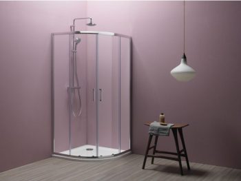 POLKROŽNA KABINA ZA PRHANJE KOLPA SAN TKP 90/K ECO QUAT R550 SILVER