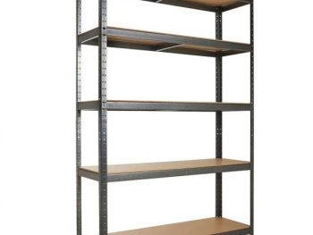 REGAL VONHAUS 5 POLIČNI ŠIROK HAMMERITE 1.8M