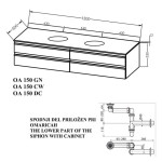 UMIVALNIŠKA ENOTA KOLPA SAN OA 150 DC ALEXIS BREZ UMIVALNIKA – predstavitvena slika
