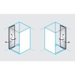 VRATA SAMOSTOJEČA KOLPA SAN POLARIS FOLD N 100-R B/1 ZA NIŠO – predstavitvena slika
