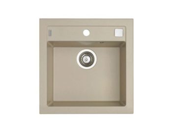 GRANITAL POMIVALNO KORITO ALVEUS FORMIC 20, PEBBLE-G02M 520X510 MM