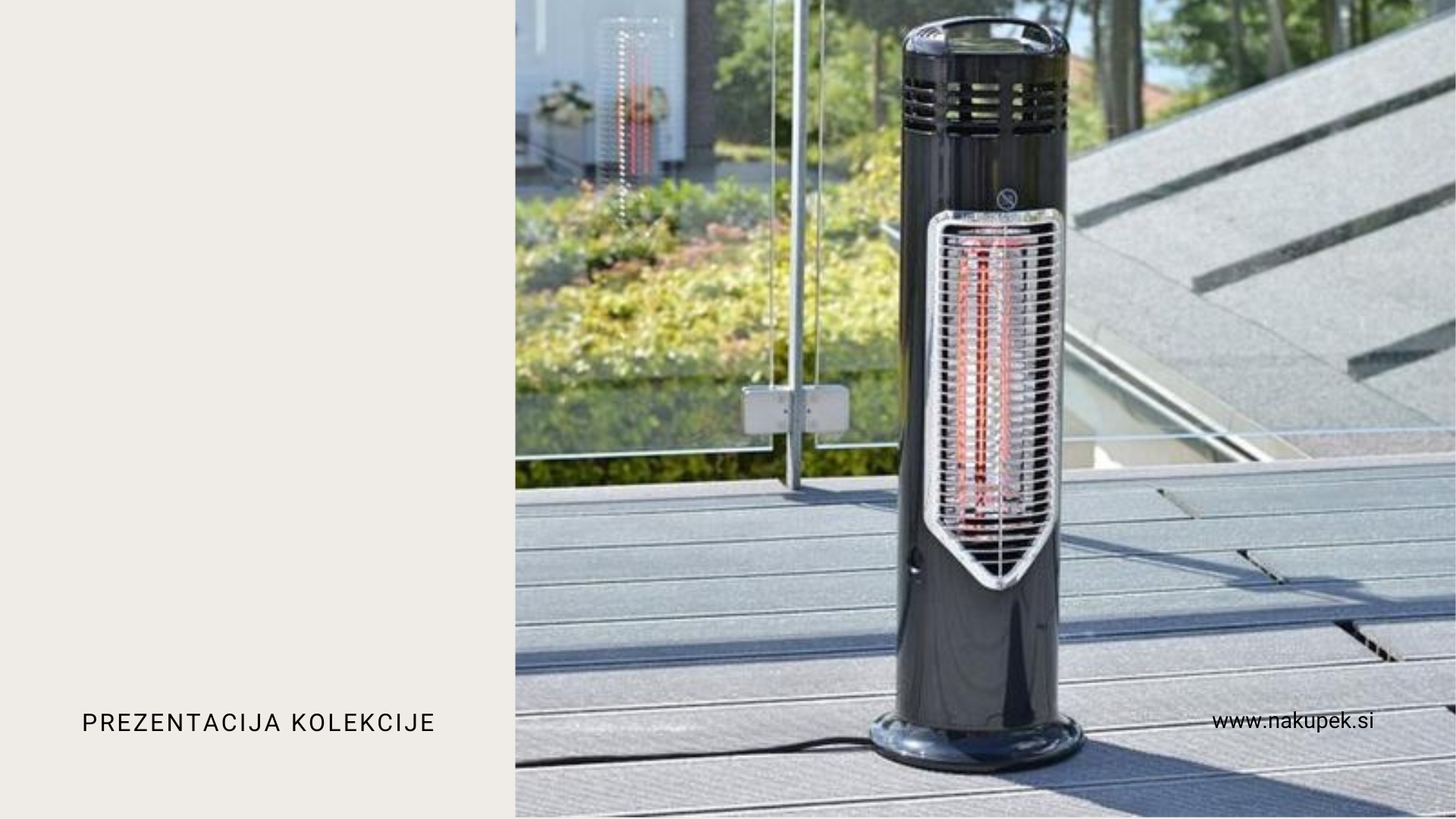 Vrtni infrardeči grelci - Grelniki so varni na dotik Podjetje MensaHeating je razvilo tehnologijo, ki onemogoča pretirano pregrevanje grelnika in njenega ogrodja, kar pomeni, da se ga lahko dotaknete brez, da vas opeče. Poleg tega so vsi grelniki testirani iz strani vodilnih svetovnih inštitutov. V ponudbi so profesionalni Vrtni infrardeči grelci - IR grelci in plinske vrtne grelce za gostinske vrtove ter mize z vgrajenimi infra-rdečimi grelci. Protikadilski zakon je botroval k uvedbi ogrevanja na prostem. Ogrevanje zunanjih površin zna biti precej potratno, saj običajni grelci grejejo zrak, naši Vrtni infrardeči grelci - IR GRELCI pa z infrardečimi žarki ne ogrevajo ozračja, ampak ogrevajo telesa, torej vse, kar je gostejše od zraka. Na trgu obstaja več vrst zunanjih infra rdečih grelcev, ki oddajajo valove različnih dolžin: grelci s kratkimi valovi, srednjimi valovi in dolgo valovni grelci (infrardeče ogrevalne plošče). Razlika med njimi je v dejstvu, da ima toplota kljub isti moči delovanja, ki jo oddajajo, različno sposobnost prodiranja v prostor in je različno razpršena. Od teh so samo IR grelci, ki jih ponujamo v našem prodajnem programu sposobni oddajati ciljno toploto, ki  segreva samo območje na svojem področju delovanja. Kot rezultat, jih lahko uporabimo za ogrevanje delno ali celo popolnoma odprtih prostorov. Varčevanje z energijo, saj ne ogreva nepotrebnega zraka Možnost ogrevanja površine do 12m2 z enim grelcem Sposobnost ustvarjanja toplotne cone, to je usmerjanje toplotnega vala na določeno površino Povzročajo Wellness efekt, ki blagodejno vpliva na človeka Brez dvigovanja prahu in kroženja zraka, kar je odlično za alergike Tiho delovanje brez vonja Enostavna montaža in upravljanje Oddajanje prijetne svetlobe Visoka stopnja učinkovitosti ( do 96% energije se pretvori v toploto) Grelci so izdelani iz izjemno učinkovitih in trpežnih grelnih cevi GOLD HELEN prekritih s plastjo zlata Dolga življenska doba 5000 – 7000 ur delovanja žarilne nitke (grelnega elementa) Odpornost na vse vremenske razmere (zaščita IP 56)