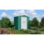 KOVINSKA VRTNA HIŠKA PERGART KÖLN II 64 ZELENA S184 X G98 X V184 CM – predstavitvena slika