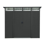 KOVINSKA VRTNA HIŠKA PERGART LÜBECK 89 ANTRACIT MAT S224 X G267 X V203 CM – predstavitvena slika