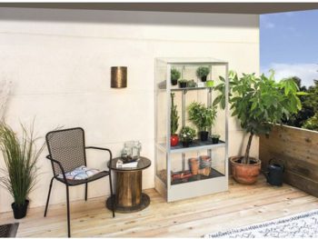 VITAVIA POLIS BALCONY GREENHOUSE 350 ESG STEEL FOUNDATION, ALU