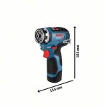AKUMUL. UDARNI VRTALNIK BOSCH PROFESSIONAL GSR 12V-35 FC + DODATNE GLAVE – predstavitvena slika