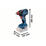AKUMULAT. UDARNI VIJAČNIK BOSCH PROFESSIONAL GDX 18V-200 – predstavitvena slika