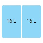 DEL ZA POMIVALNO KORITO ALVEUS SISTEM ZA ZBIRANJE ODPAD. ALIBIO 30, 2X16 L – predstavitvena slika