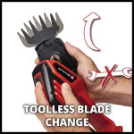 EINHELL AKUMULATORSKE TELESKOPSKE ŠKARJE ZA  GRMIČEVJE GE-CG 18/100 LI T-SOLO – predstavitvena slika