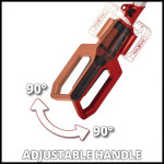 EINHELL  AKUMULATORSKE TELESKOPSKE ŠKARJE ZA ŽIVO MEJO GC-HH 18/45 LI T-SOLO – predstavitvena slika