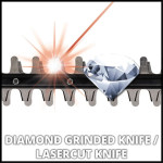 EINHELL  AKUMULATORSKE TELESKOPSKE ŠKARJE ZA ŽIVO MEJO GC-HH 18/45 LI T-SOLO – predstavitvena slika