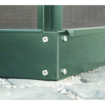 ELEMENT ZA RASTLINJAK VITAVIA JEKLENI OKVIR TEMELJ 2500 12.5CM. SMARAGDNA – predstavitvena slika