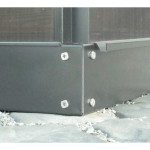 ELEMENT ZA RASTLINJAK VITAVIA JEKLENI OKVIR TEMELJ 3800 12.5CM ČRNA – predstavitvena slika