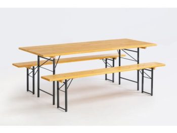 GASILSKA MIZA IN KLOPI 200 X 80 CM