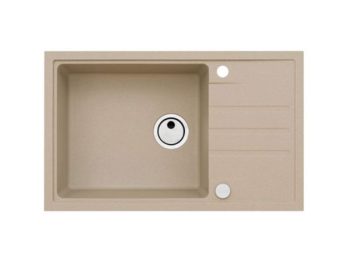 GRANITAL POMIVALNO KORITO ALVEUS INTERMEZZO 130 BEIGE G55 780X480 MM