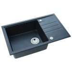 GRANITAL POMIVALNO KORITO ALVEUS INTERMEZZO 130 CARBON G91 780X480 MM – predstavitvena slika
