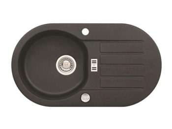 GRANITAL POMIVALNO KORITO ALVEUS NIAGARA 40, CARBON-G91 775X435 MM