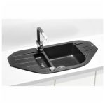 GRANITAL POMIVALNO KORITO ALVEUS NIAGARA 60, G91 CARBON 900X500 MM – predstavitvena slika