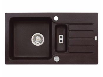 GRANITAL POMIVALNO KORITO ALVEUS NIAGARA 70, G91 CARBON 780X435 MM