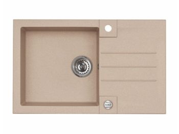 GRANITAL POMIVALNO KORITO ALVEUS ROCK 130, G55 BEIGE 780X480 MM