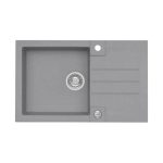 GRANITAL POMIVALNO KORITO ALVEUS ROCK 130, G81 CONCRETE 780X480 MM