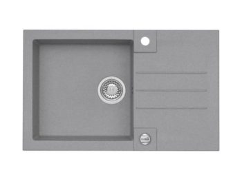 GRANITAL POMIVALNO KORITO ALVEUS ROCK 130, G81 CONCRETE 780X480 MM
