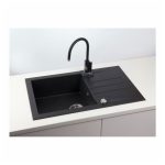 GRANITAL POMIVALNO KORITO ALVEUS ROCK 130, G91 CARBON 780X480 MM – predstavitvena slika