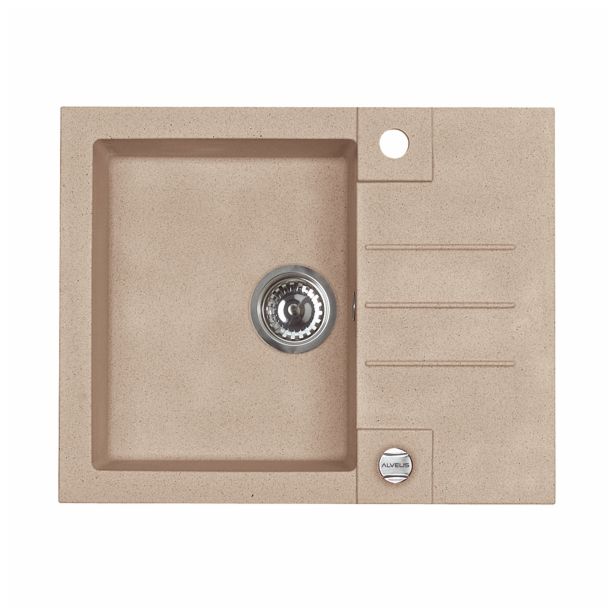GRANITAL POMIVALNO KORITO ALVEUS ROCK 30, G55 BEIGE 595X475 MM GRANITAL POMIVALNO KORITO ALVEUS ROCK 30, G55 BEIGE 595X475 MM