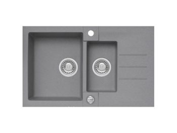 GRANITAL POMIVALNO KORITO ALVEUS ROCK 70, CONCRETE-G81 780X480 MM