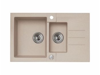 GRANITAL POMIVALNO KORITO ALVEUS ROCK 70, G22 TERRA 780X480 MM