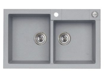 GRANITAL POMIVALNO KORITO ALVEUS ROCK 90, CONCRETE-G81 595X475 MM