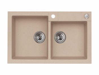 GRANITAL POMIVALNO KORITO ALVEUS ROCK 90, G55 BEIGE 780X480 MM